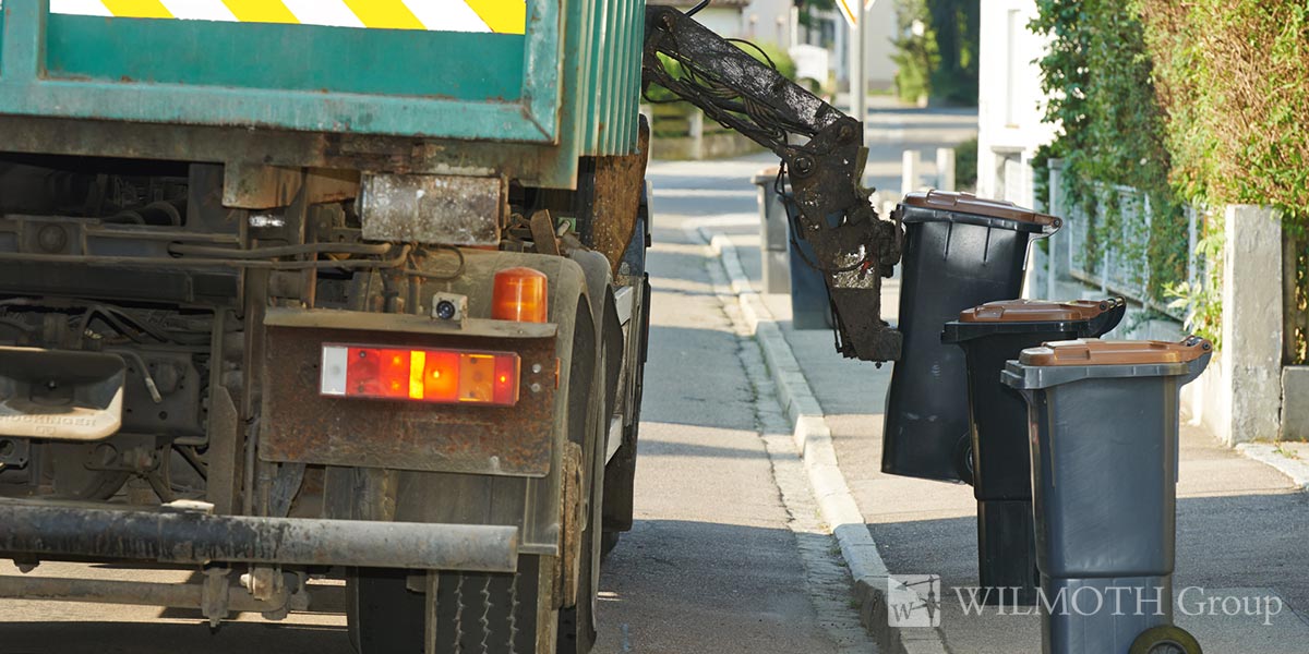 How do I get waste removal and garbage cans in Indianapolis?