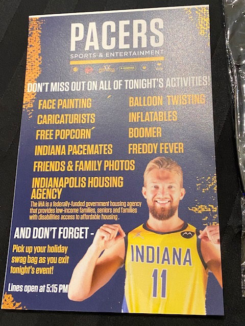 Indiana Pacers Serve Holiday Meal to Hundreds in Need